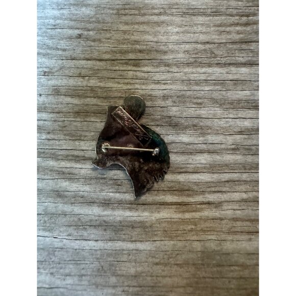 Vintage Laurel Burch Birds in Flight Pendant Brooch Pin - Picture 5 of 8